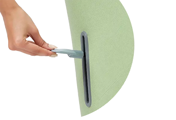 Cushion height adjustment lever